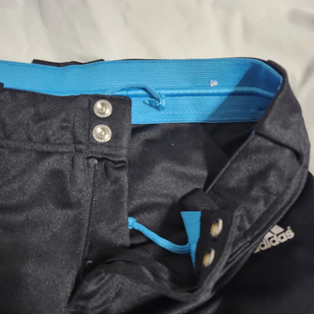 ADIDAS Youth Baseball Pants XL Black - Picture 6 of 7